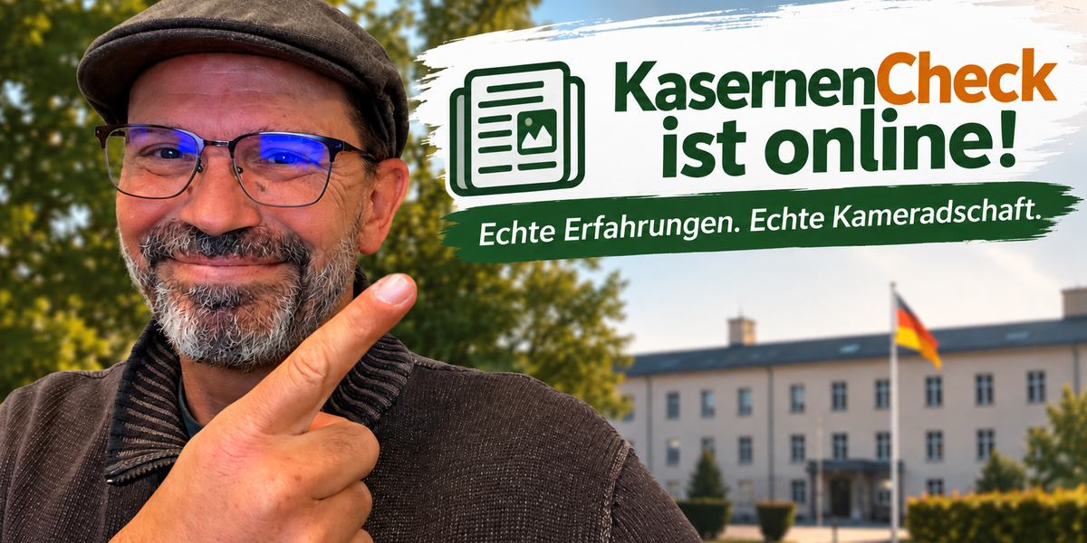 KasernenCheck ist online: Wie aus euren Fragen eine eigene Plattform wurde.